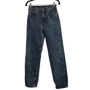 Levi’s Women’s 560 Loose Fit Straight Leg Jeans 5 MED Made USA Vintage Wash Y2K